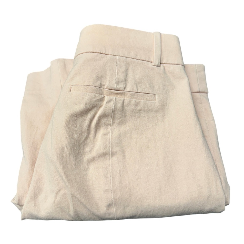 J Crew Cameron Pants Womens 4 (30x25 ACTUAL) Coastal Pale Pink Trousers Preppy